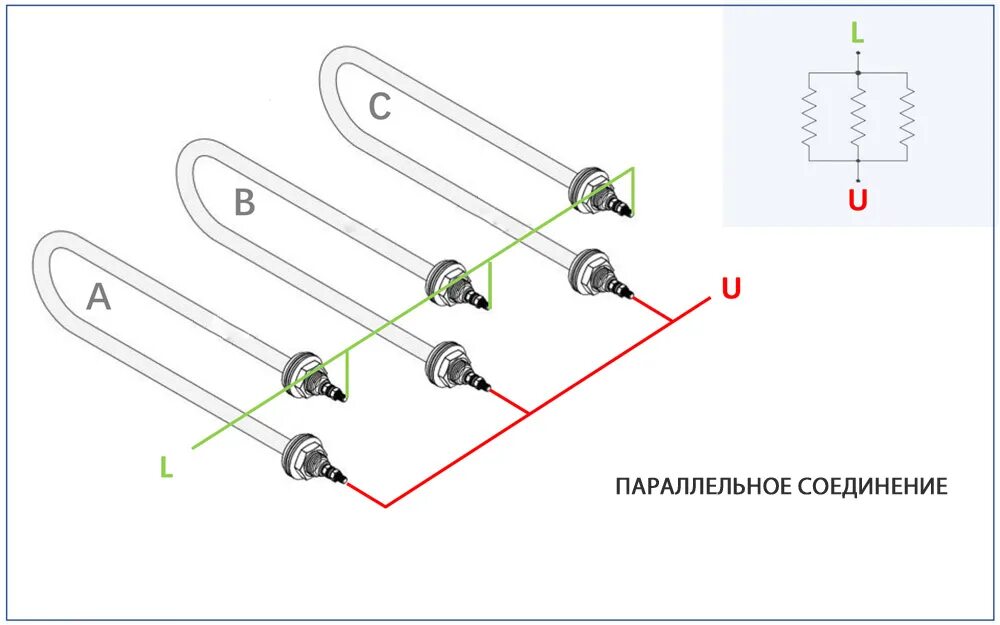 Подключение электрического нагревателя Способы подключения нагревательных элементов :: информационная статья компании A