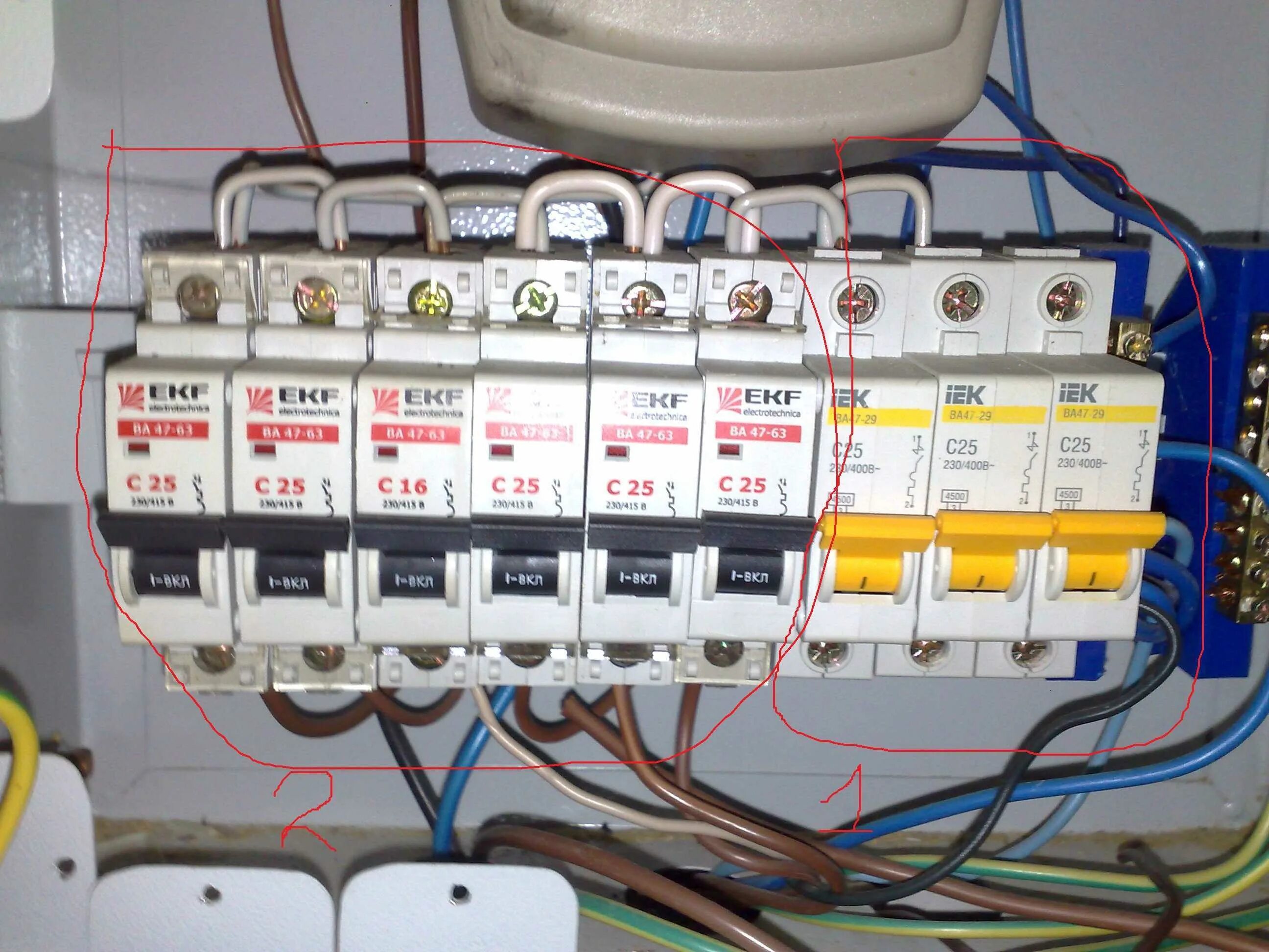 Подключение электрического щитка с автоматами Скачать картинку КАК ПРАВИЛЬНО ПОДКЛЮЧАТЬ К № 61
