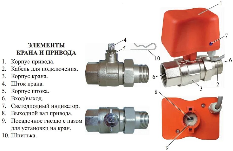 Подключение электрического шарового крана Кран шаровой однонаправленный с электроприводом AR-GH100-6M