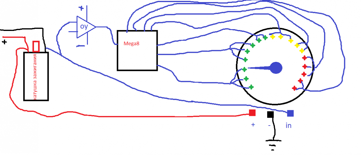 Подключение электрического тахометра Тахометр С Светодиодной Шкалой. - Световые эффекты и LED - Форум по радиоэлектро