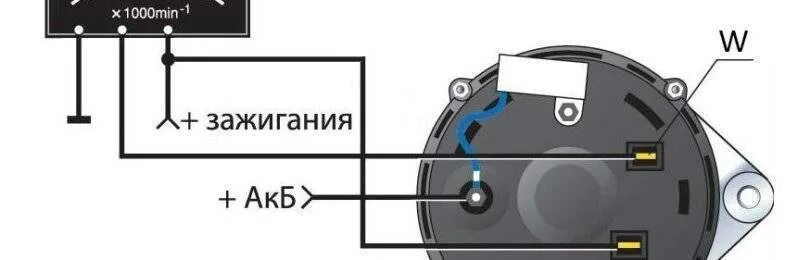 Подключение электрического тахометра Схема подключения тахометра на дизельном двигателе