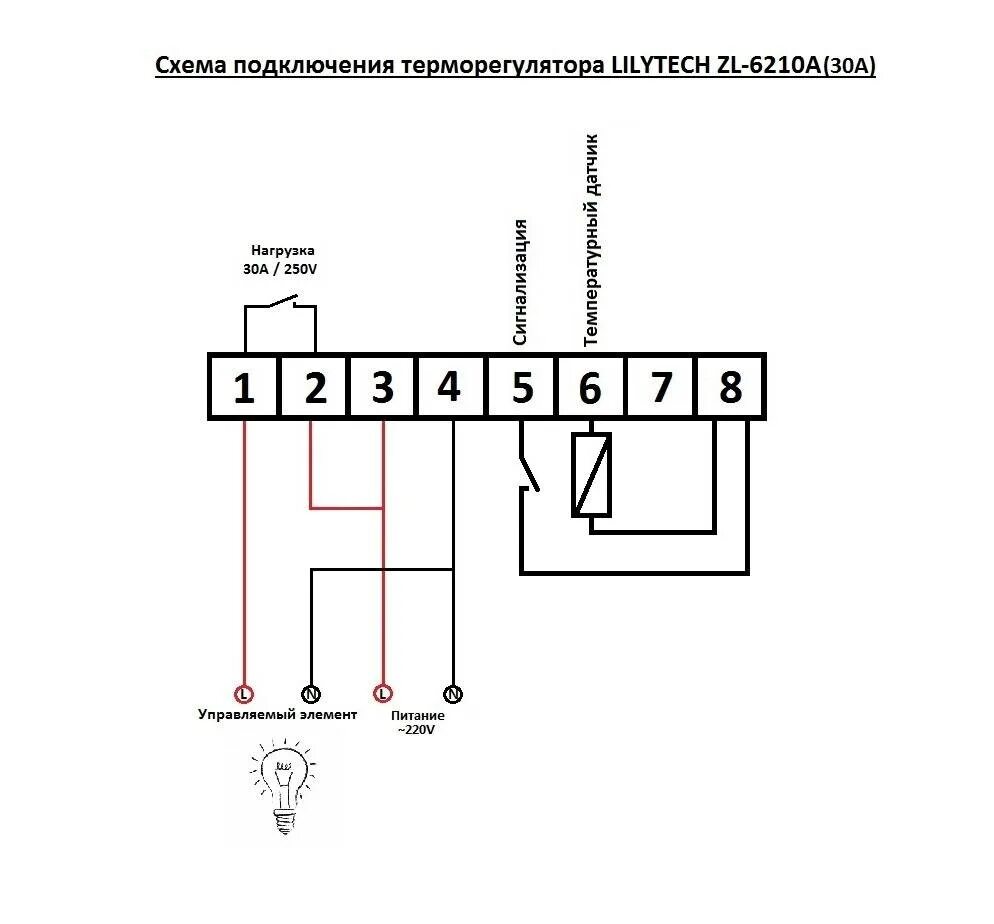 Подключение электрического терморегулятора схема Как подключить терморегулятор. Как самостоятельно сделать терморегулятор?