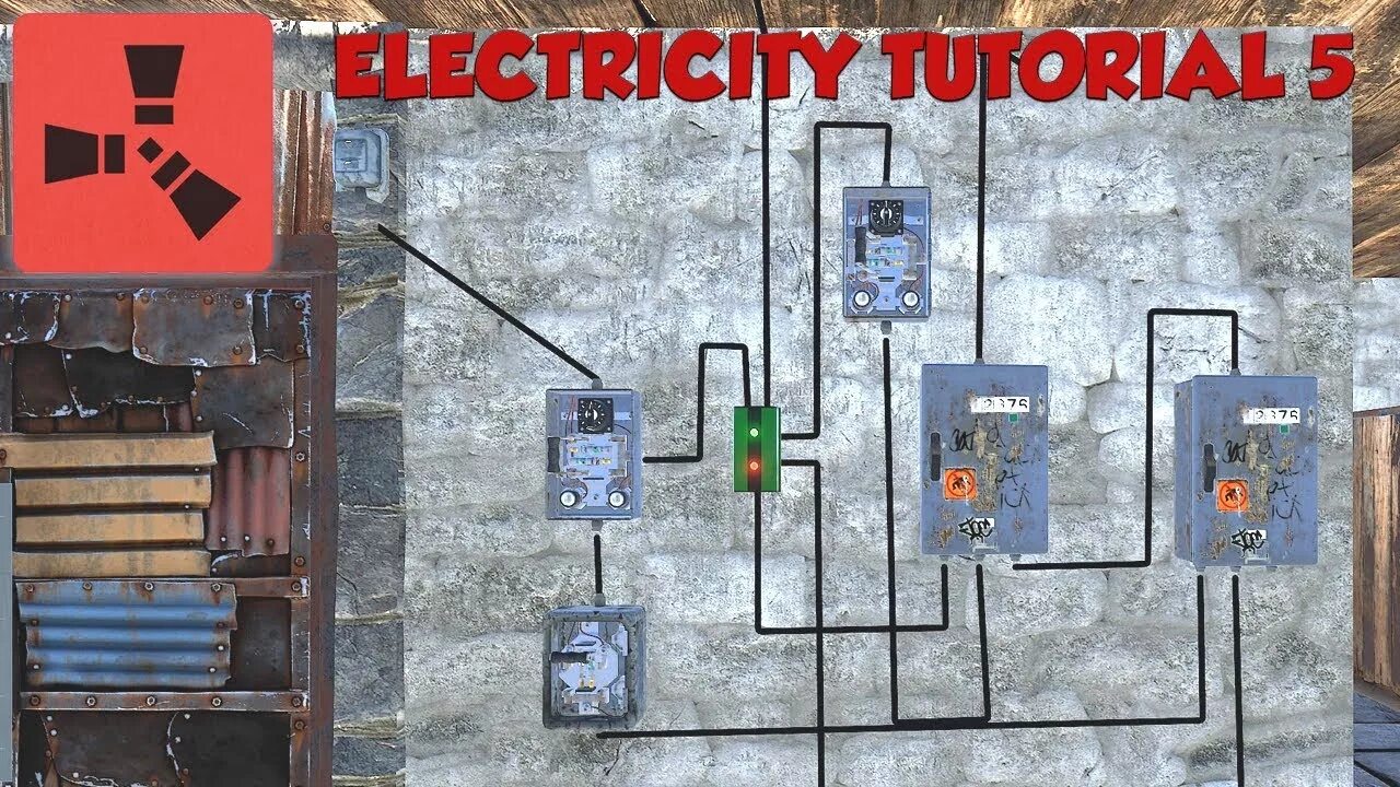 Подключение электрической печи раст Rust Electricity Tutorial #5 - Advanced Circuit - YouTube