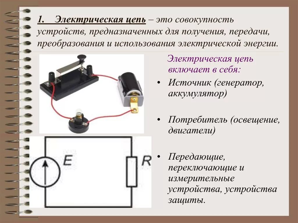 Подключение электрической цепи привода sintesi 2000 Электрическая цепь устройство схема