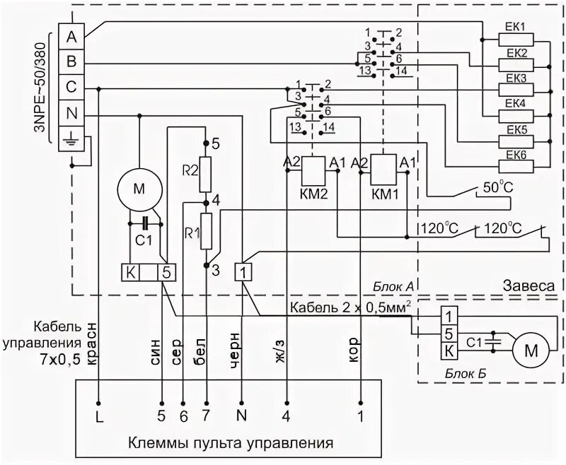 Подключение электрической завесы Тепловые завесы электрическая схема