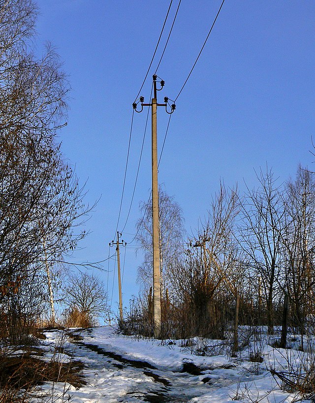 Подключение электричества смоленская область File:ЛЭП в дачах - panoramio.jpg - Wikimedia Commons