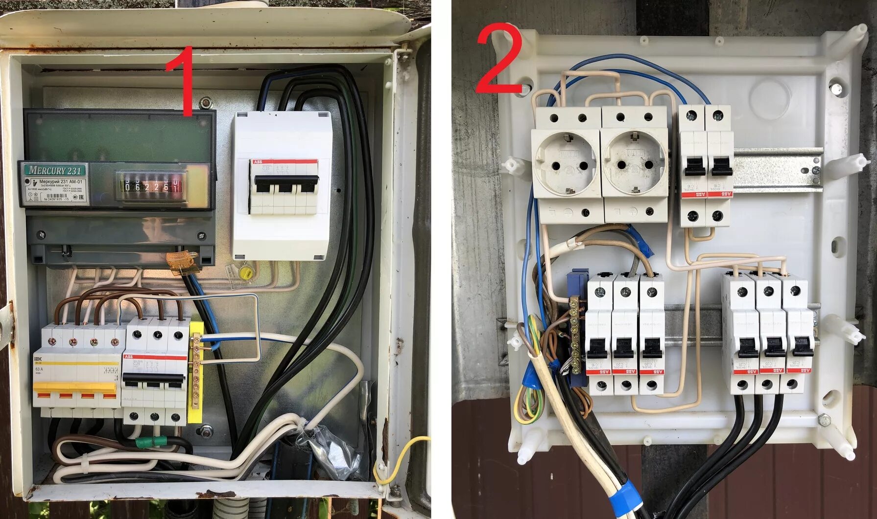 Подключение электричества в щитке дома Замена вводного автомата фото - DelaDom.ru