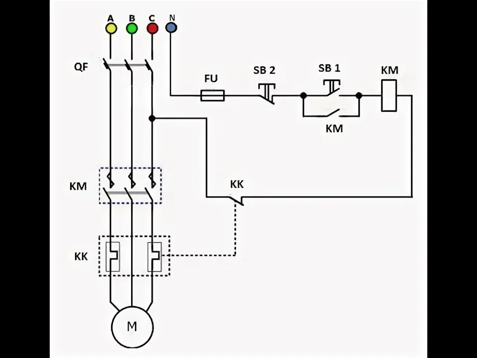 Подключение электродвигателя через тепловое реле ПУСКАТЕЛ - қалай тоққа қосу. Нереверс. уй жағдайында электр монтаждарын өзің жас