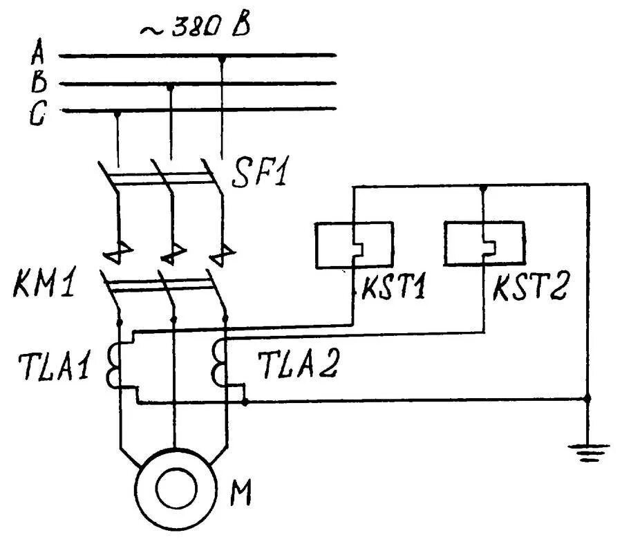 Подключение электродвигателя через тепловое реле Токовое реле для защиты электродвигателей фото - DelaDom.ru