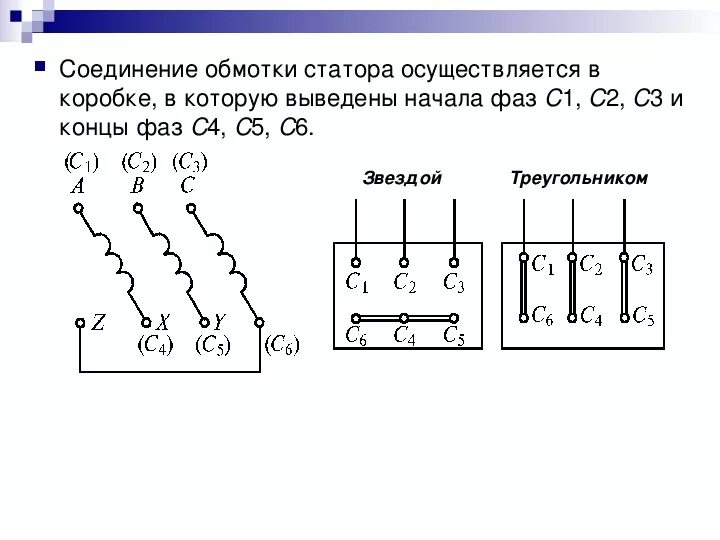 Подключение электродвигателя с двумя обмотками Синхронные машины