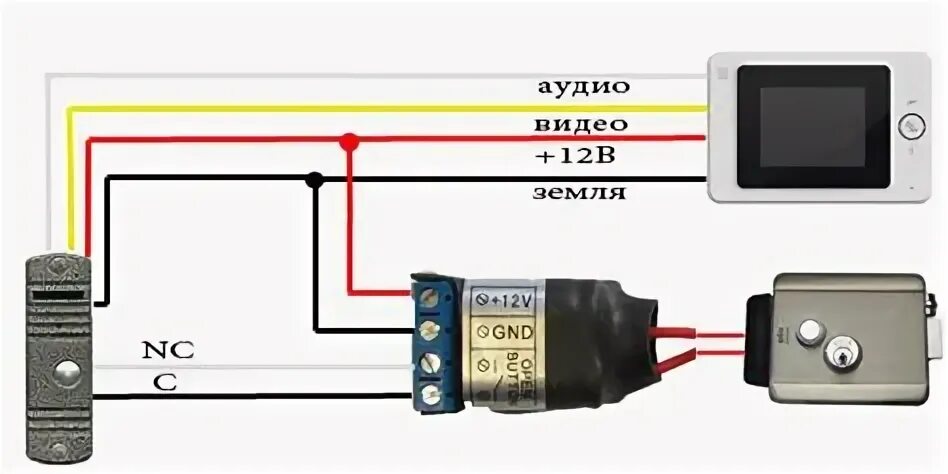 Подключение электромеханического замка полис 13 Замок электромеханический для домофона схема подключения Images and Photos finde
