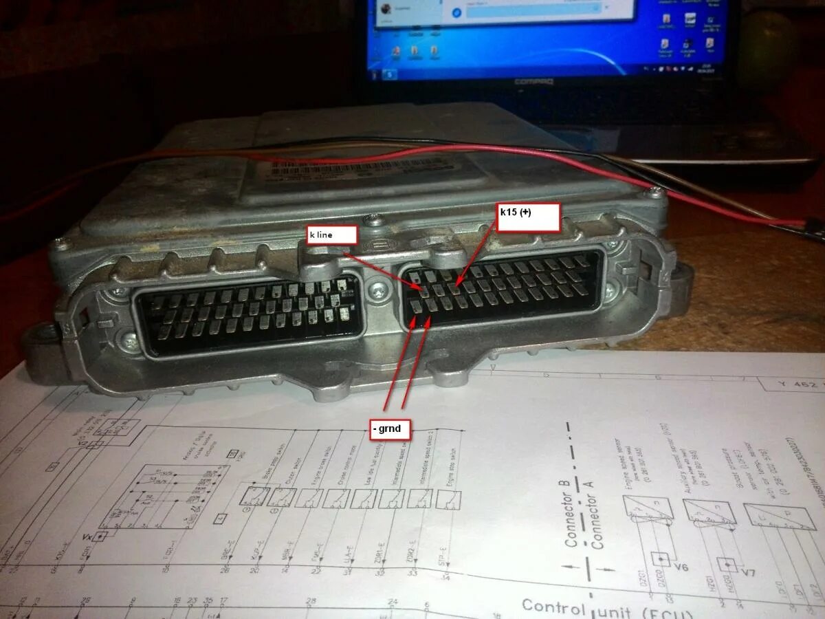 Подключение электронного блока управления Bosh MS6.1 Камаз подключение на столе - Дизеля и их Диагностика - AUTO TECHNOLOG