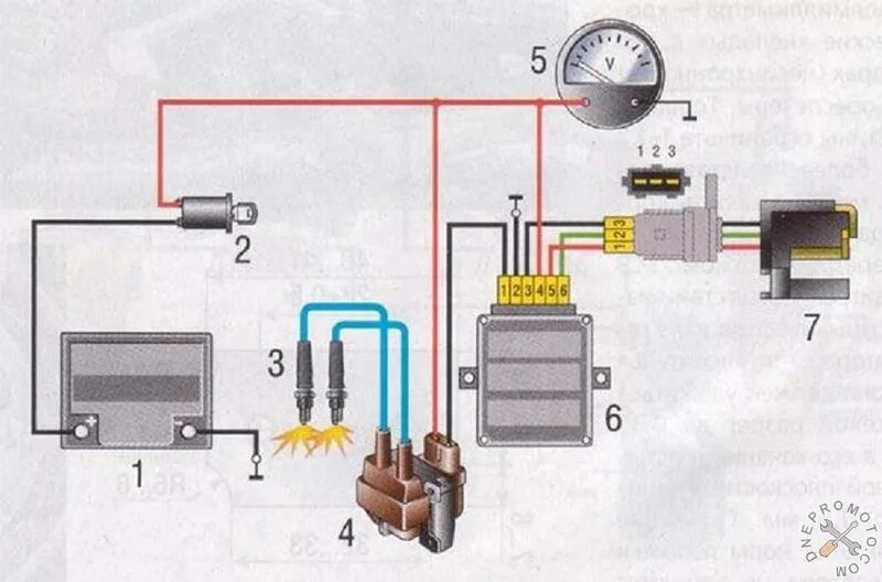 Подключение электронного зажигания иж схема Электронное бесконтактное зажигание от Ваз-2109. - Самодельный минитрактор, 1,5 