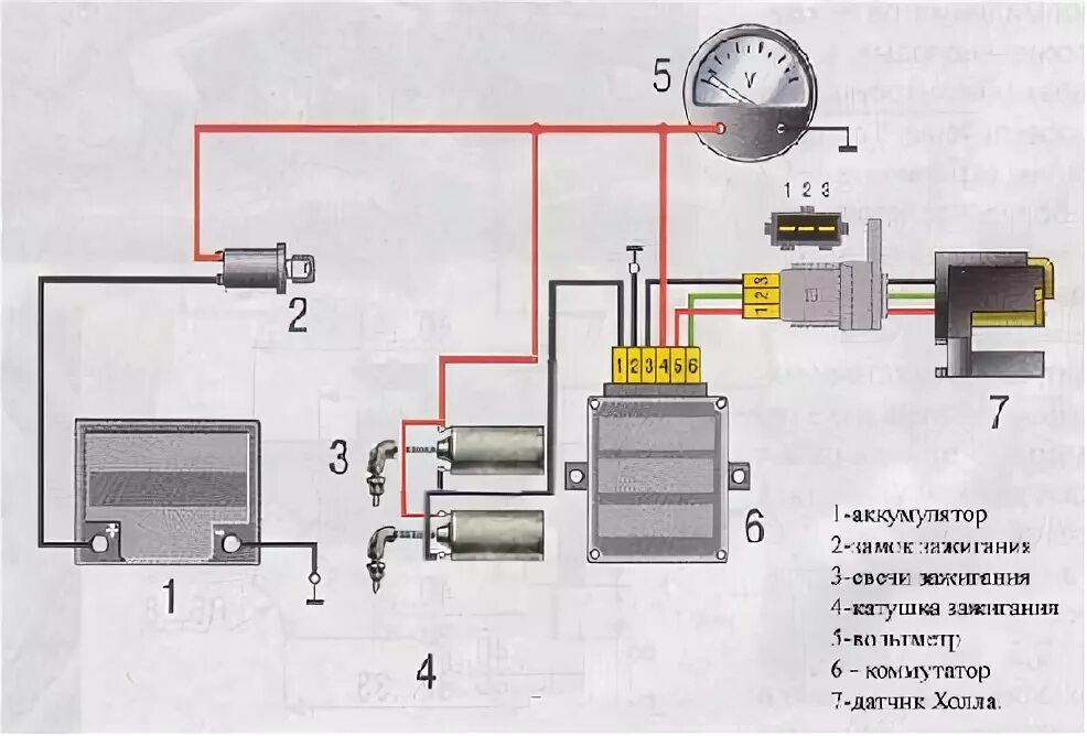 Подключение электронного зажигания иж схема Проблемы БСЗ с датчиком Холла