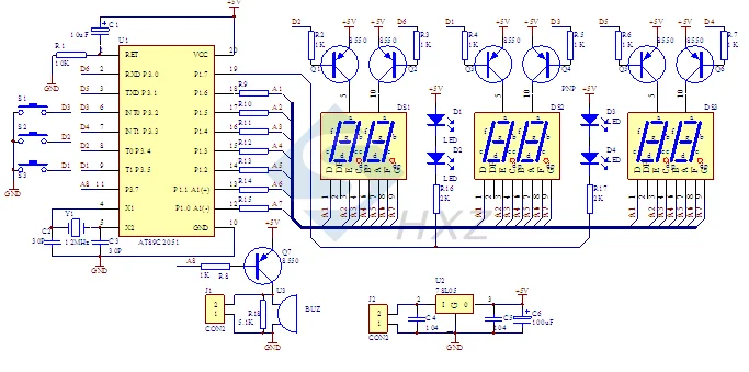 Подключение электронных часов к телефону Цифровые электронные часы C51, наборы "сделай сам", 6-значные электронные детали