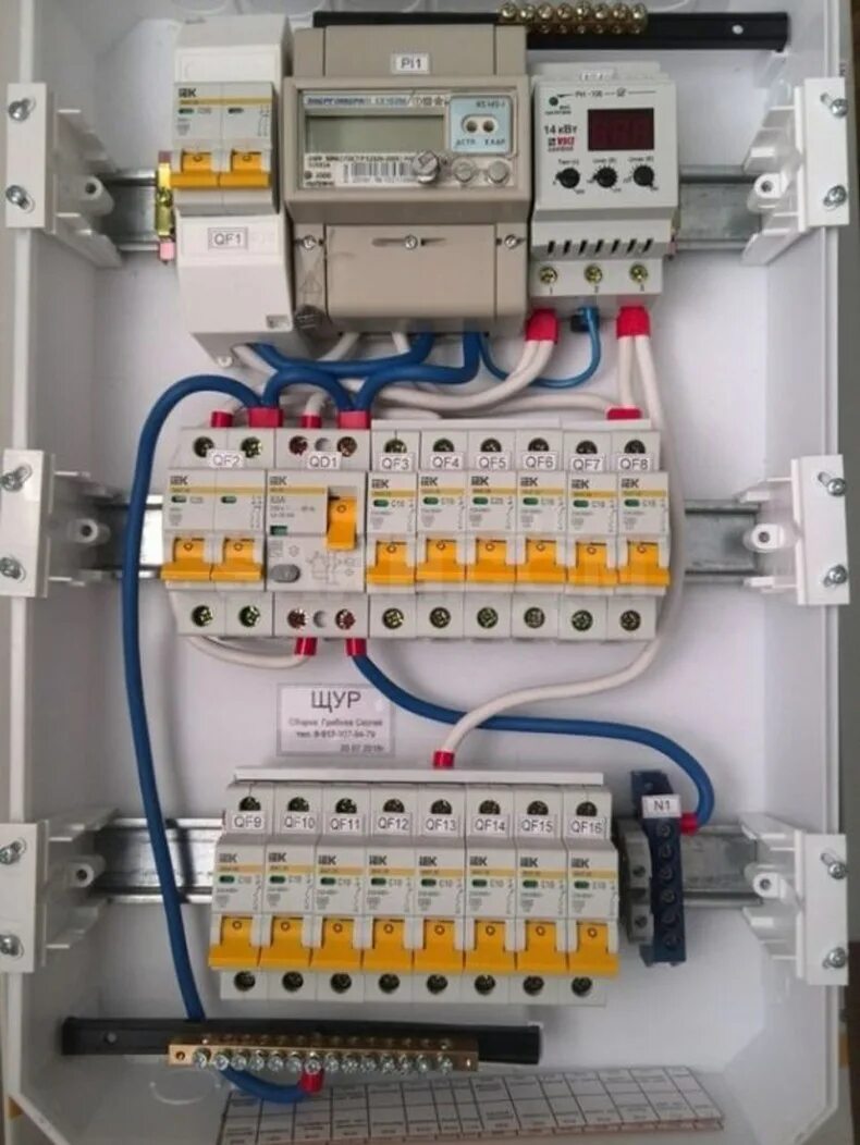 Подключение электропроводов электрощит квартиры новостройки Автомат на дом электрический
