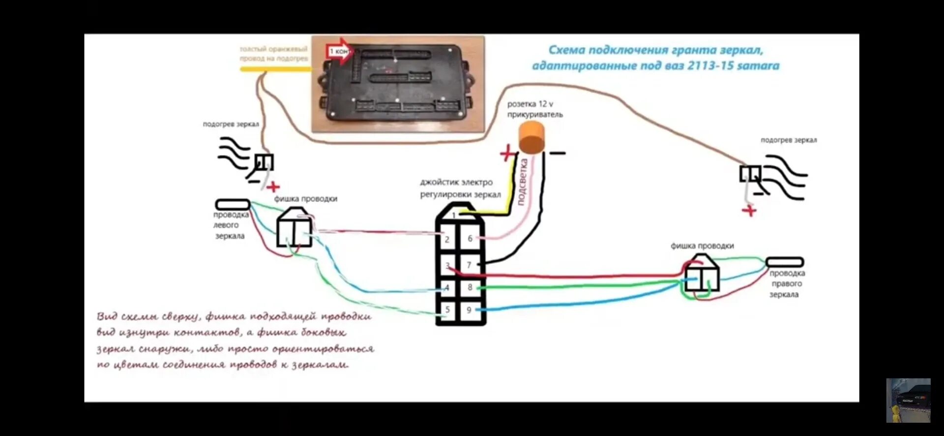 Подключение электрорегулировки зеркал ваз 2110 Зеркала адаптивные Гранта - Lada 2114, 1,6 л, 2012 года аксессуары DRIVE2