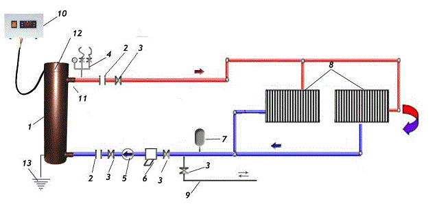 Подключение электротена в систему отопления Схема подключения циркуляционного насоса HeatProf.ru