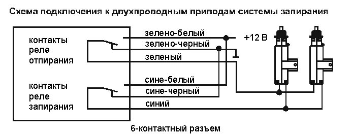 Подключение электрозамка к сигнализации StarLine 240 - инструкция по установке и эксплуатации