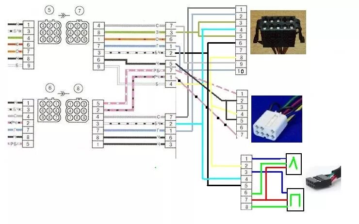 Подключение электрозеркал калина 1 схема Электрозеркала на "норму" - Lada Калина хэтчбек, 1,6 л, 2007 года электроника DR