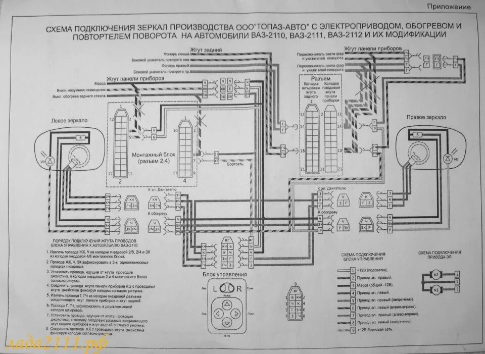 Подключение электрозеркал ваз 2110 Новогодние сюрпрайзы! - Lada 21124, 1,6 л, 2005 года своими руками DRIVE2