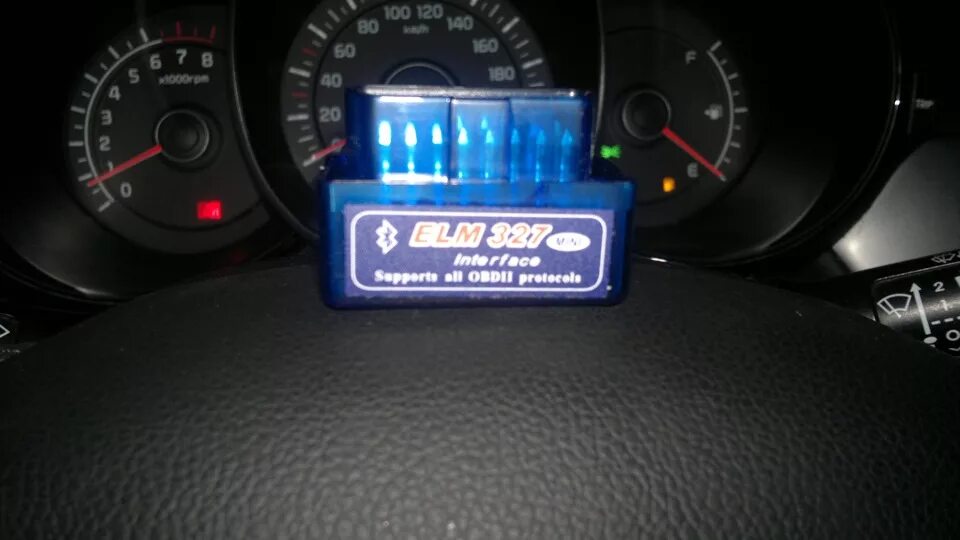 Подключение елм 327 к киа рио 3 ELM327 Bluetooth OBD2 адаптер - KIA Rio (3G), 1,4 л, 2013 года помощь на дороге 