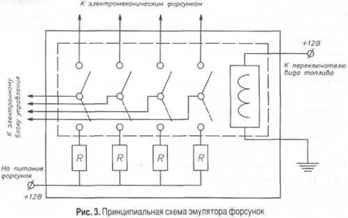 Подключение эмулятора форсунок 2 поколение Ответы Mail.ru: Очень нужна схема принципиальная схема эмулятора работы электром