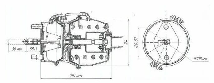 Подключение энергоаккумулятора на воду Энергоаккумулятор ТАиМ 24.3519200-01 - Прочие компоненты тормозных систем - купи