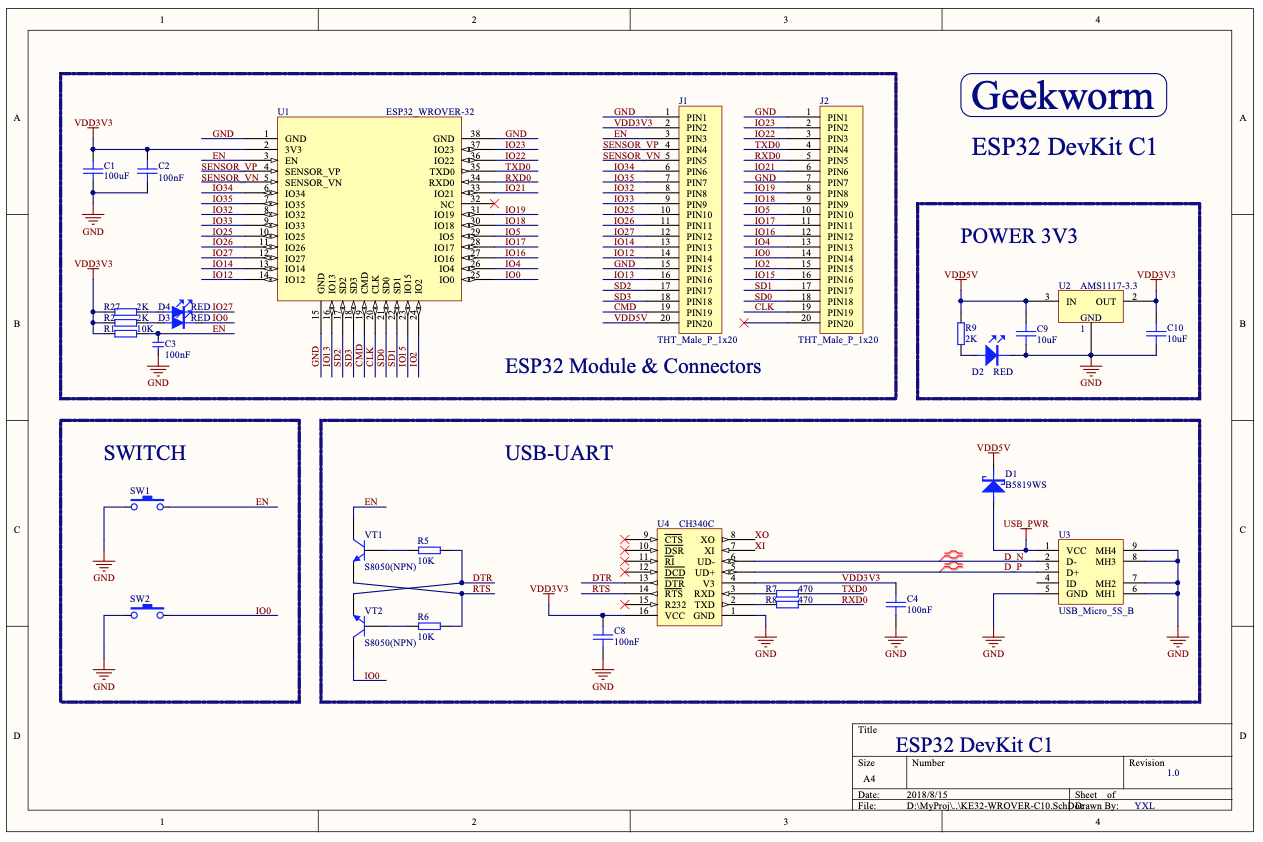 Подключение esp32 cam без коннектора Connecting ESP32 WROVER to USB - Electrical Engineering Stack Exchange