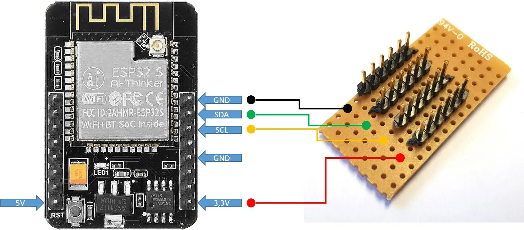 Подключение esp32 cam без коннектора ESP32-CAM building your own robot car with live video streaming - Wiring the I²C