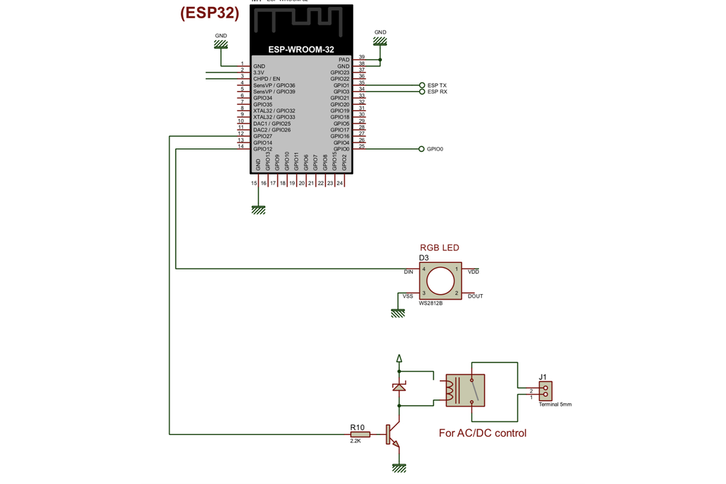 Подключение esp32 к телевизору Simple developer relay board using the ESP32 from Remotsy on Tindie