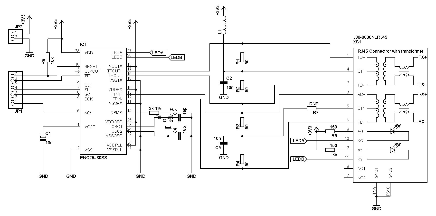 Подключение ethernet к телефону Ethernet модуль на ENC28J60