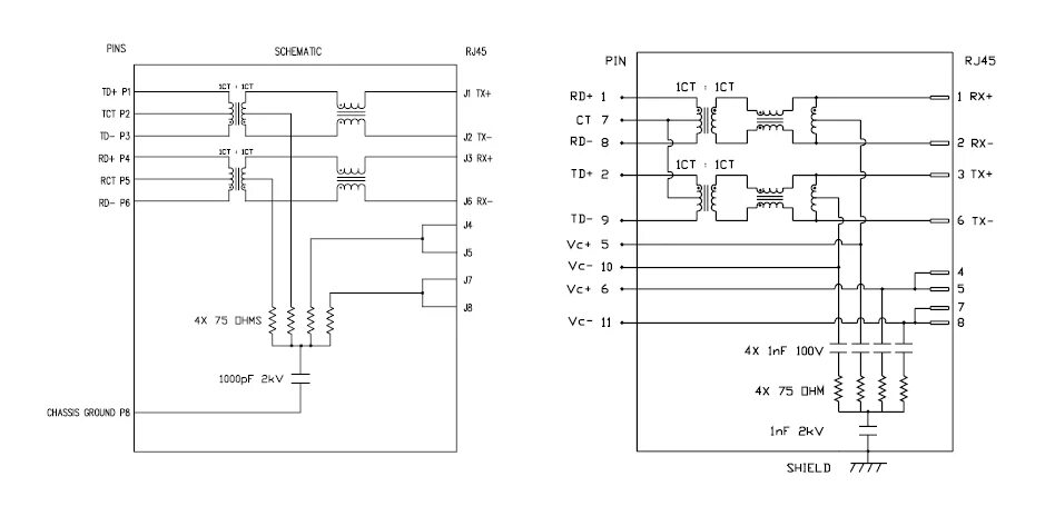 Подключение ethernet к телефону Which type of Ethernet magnetics should I choose for PoE? - Electrical Engineeri