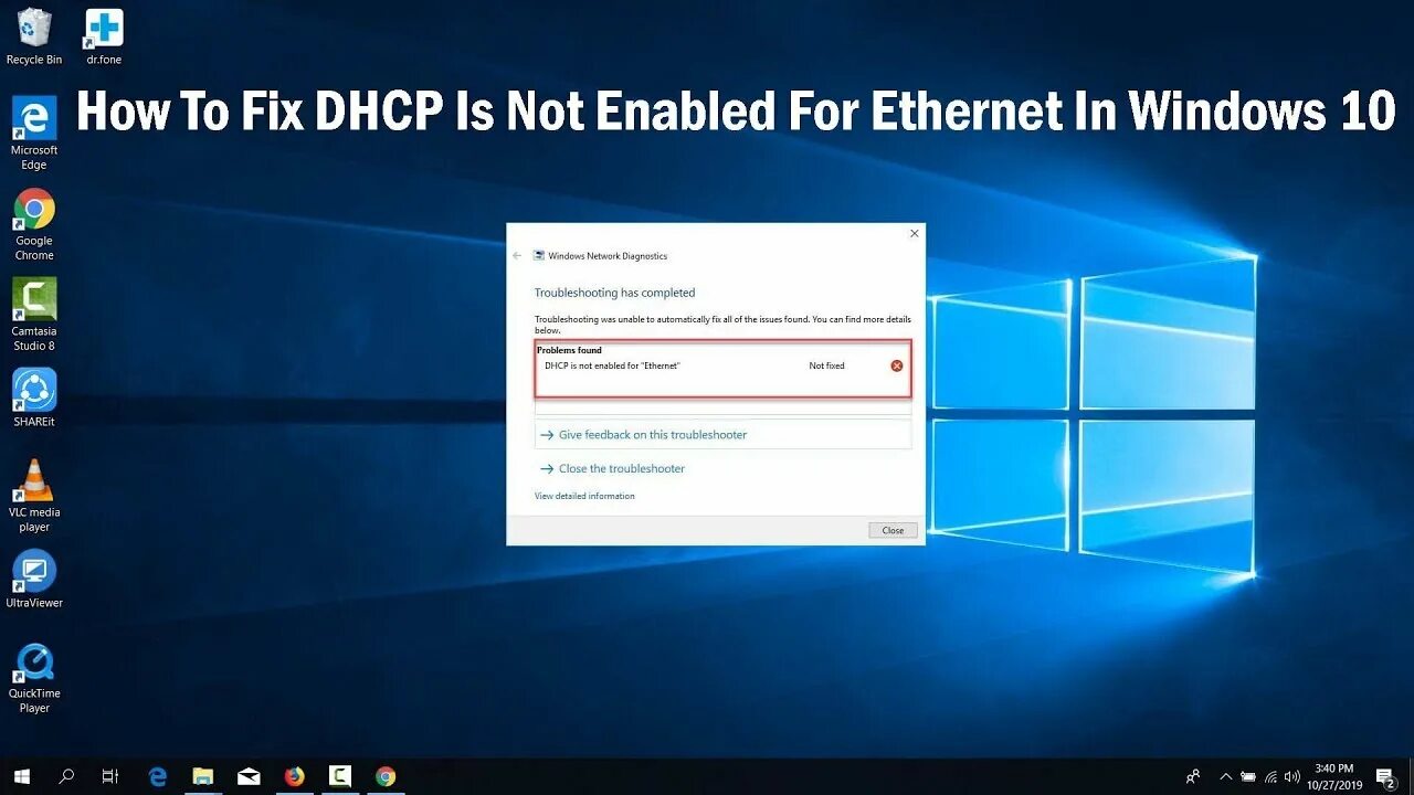 Подключение ethernet windows 10 How To Fix DHCP Is Not Enabled For Wi-Fi/Ethernet/Local Area Connection windows 