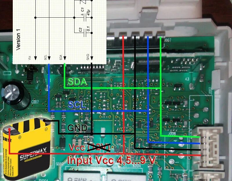 Подключение evo 2 Sky Prog Programmer