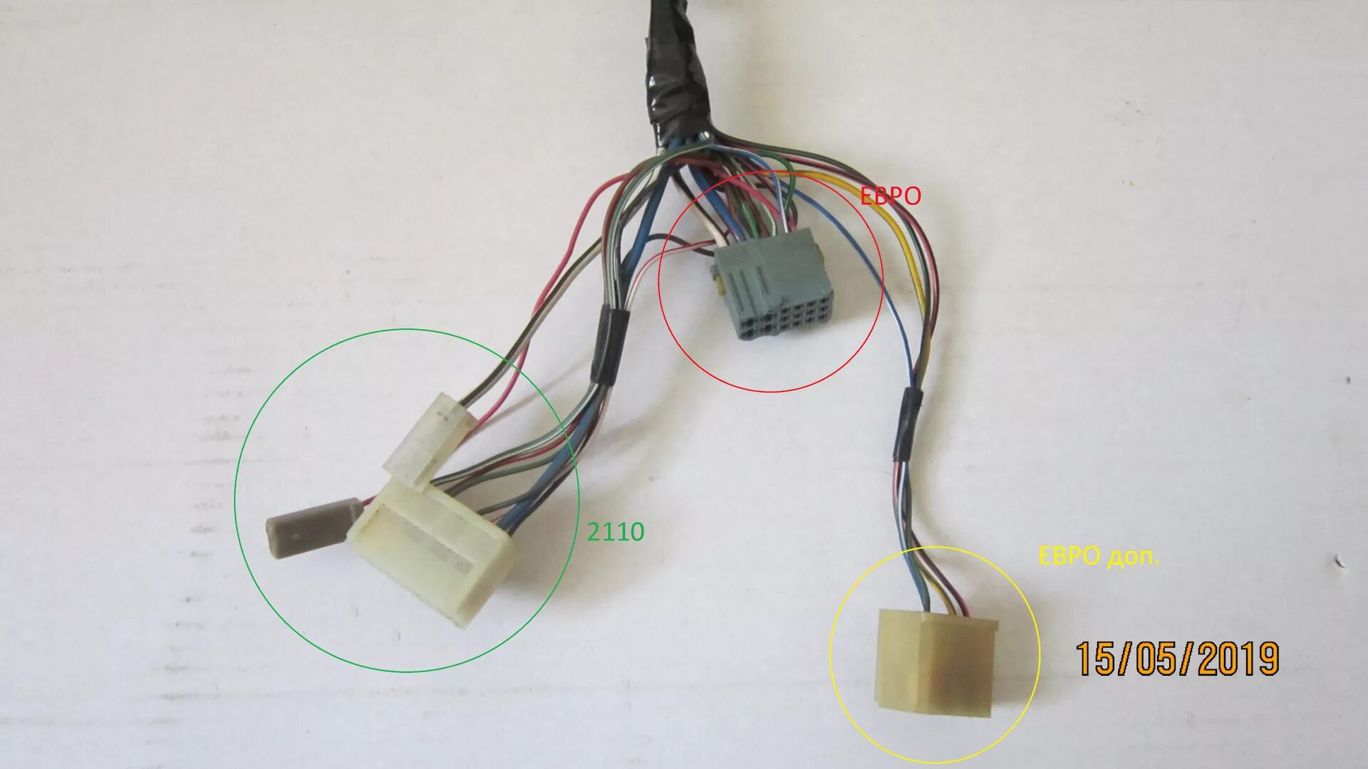 Подключение европанели ваз 2110 Адаптация проводки европанели к проводке 21103 - Lada 21103, 1,5 л, 2003 года эл