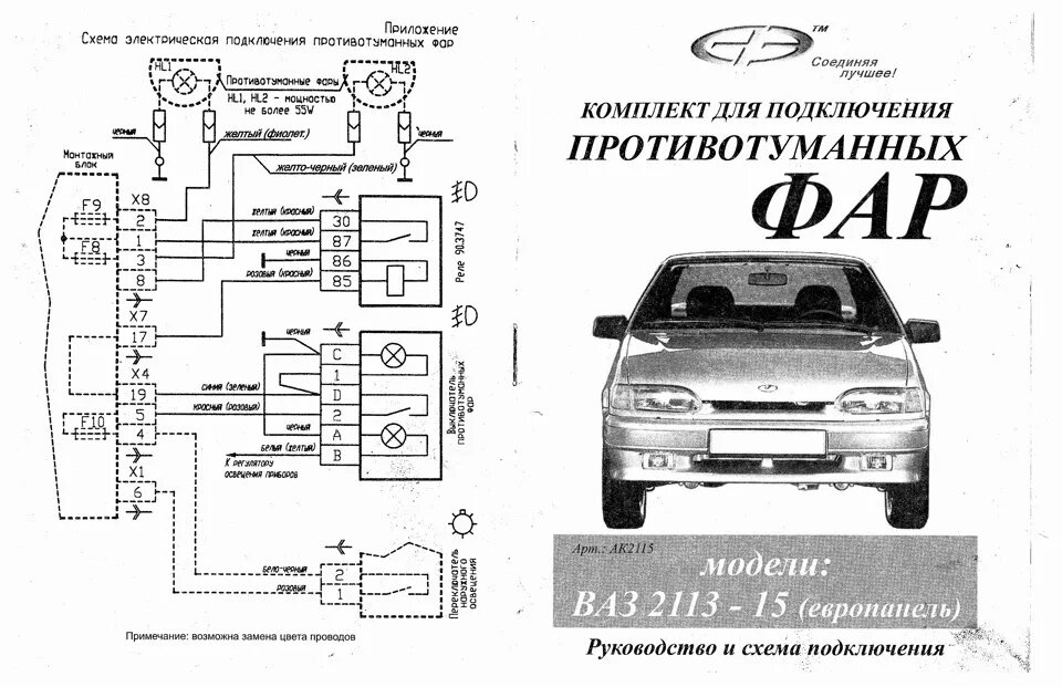 Подключение фар 2114 ПТФ урааа ч.2 - Lada 2114, 1,5 л, 2006 года электроника DRIVE2