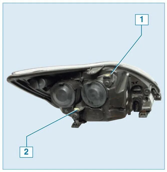 Подключение фар фокус 2 Как отрегулировать фары на рестайлинговом Форд Фокус 2: фото
