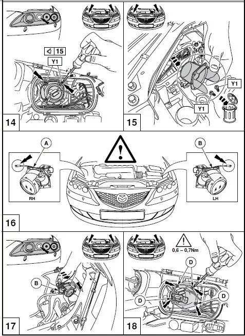 Подключение фар мазда 6 ПТФ в блок-фары - Mazda 6 (1G) GG, 2,3 л, 2005 года другое DRIVE2