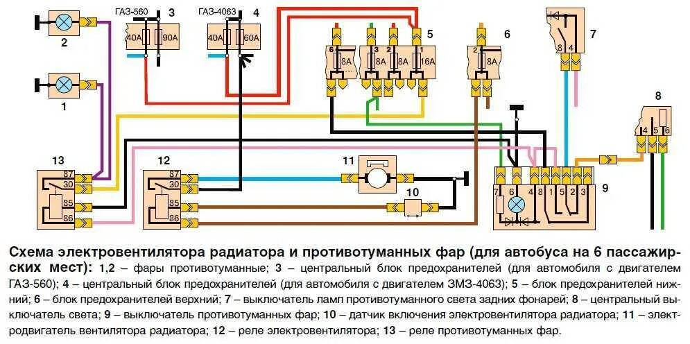 Подключение фар соболь Схема электронной системы управления отопителем газ 31105 - фото - АвтоМастер Ин