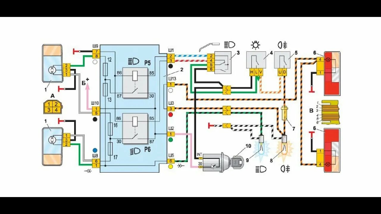 Подключение фар ваз 2107 Как подключить фары на ваз 2105 - фото - АвтоМастер Инфо
