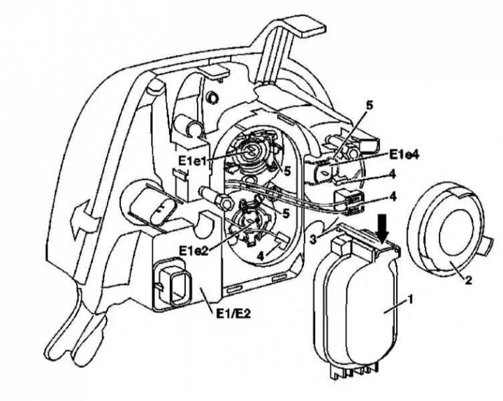 Подключение фар w164 Removal and installation of block headlights, replacement of lamps (Mercedes-Ben