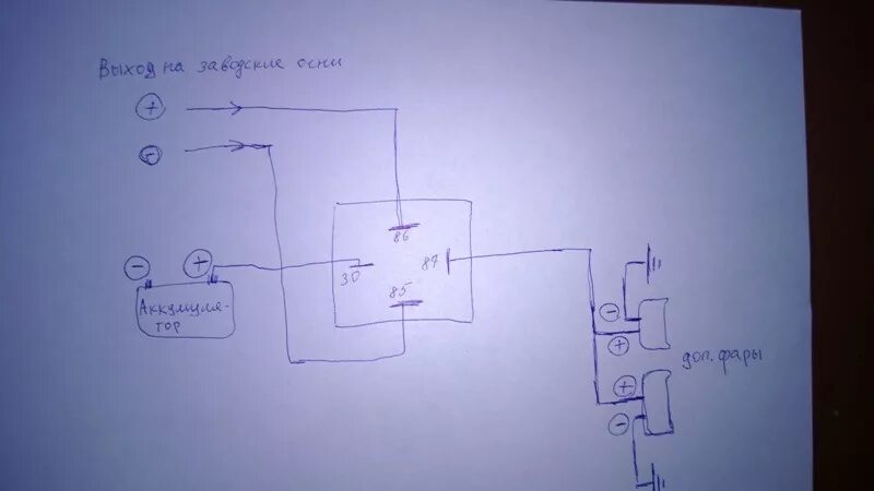 Подключение фар заднего хода дополнительные фонари заднего хода - ГАЗ Газель, 2,8 л, 2011 года электроника DR