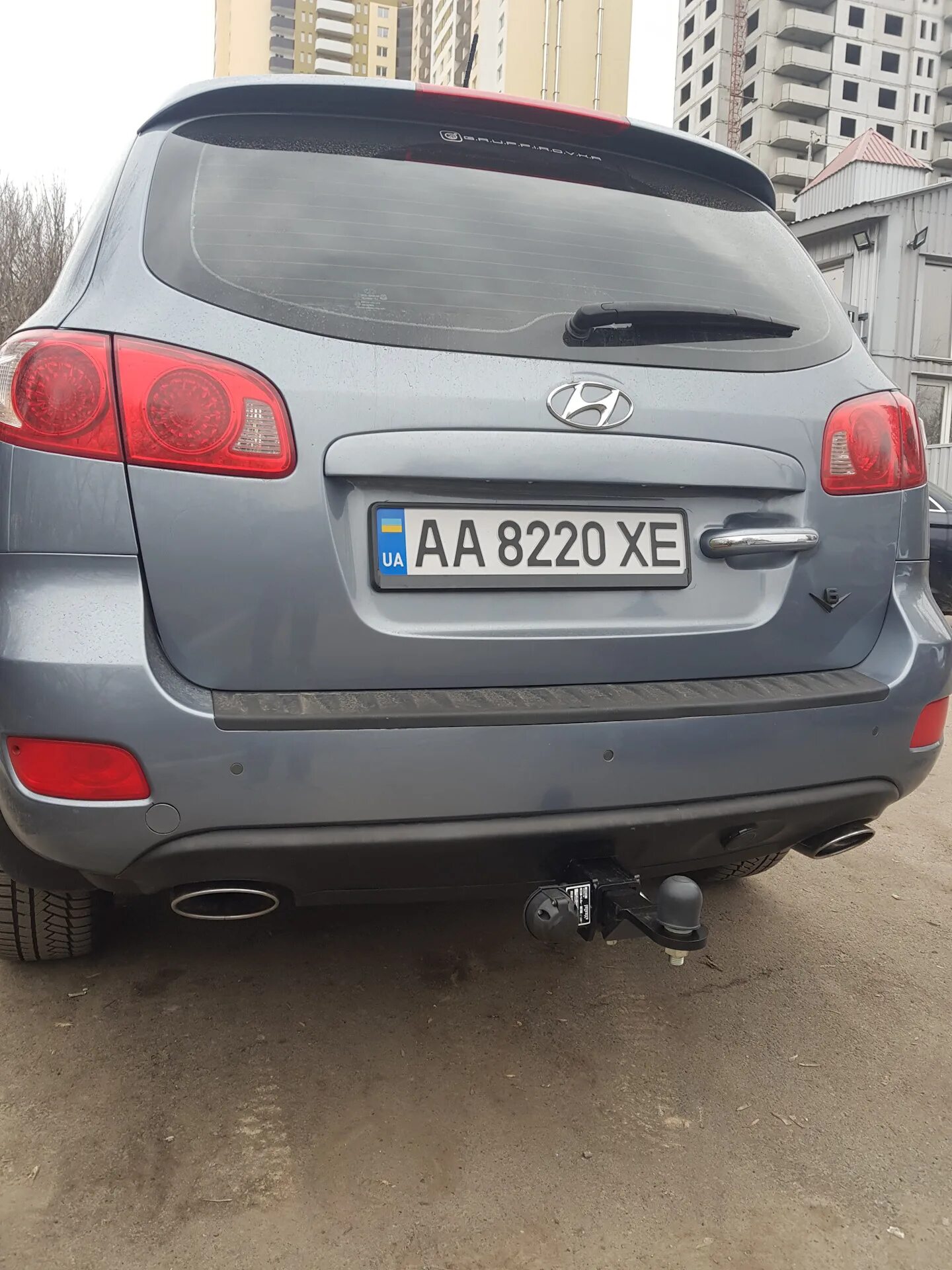 Подключение розетки фаркопа - Hyundai Santa Fe (3G), 2,4 л, 2012 года аксессуары