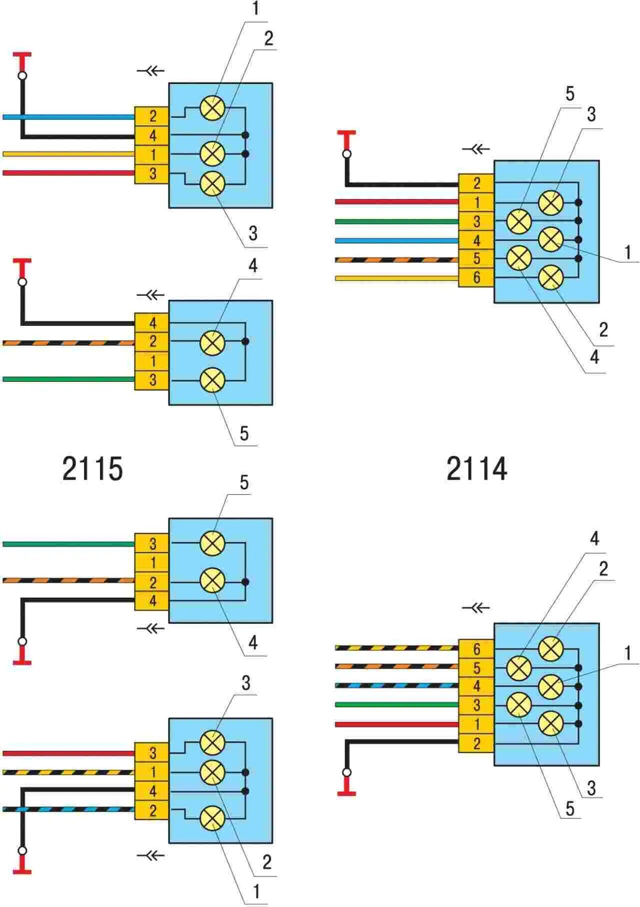 Provoda-peredney-fary-vaz-2114-schema Twokarburators.ru