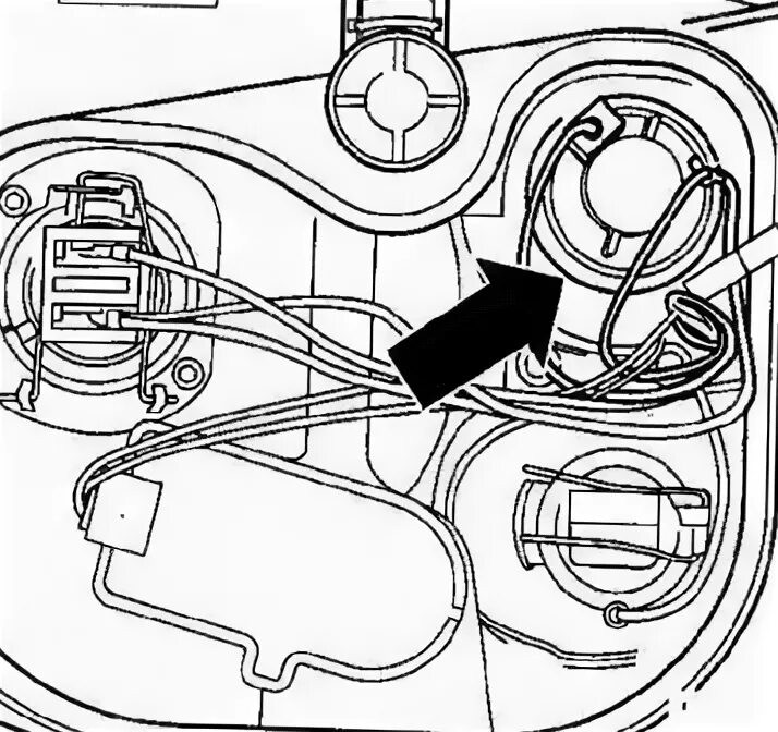 Подключение фары гольф 4 Снятие и замена ламп в передней фаре Volkswagen Golf IV как заменить своими рука