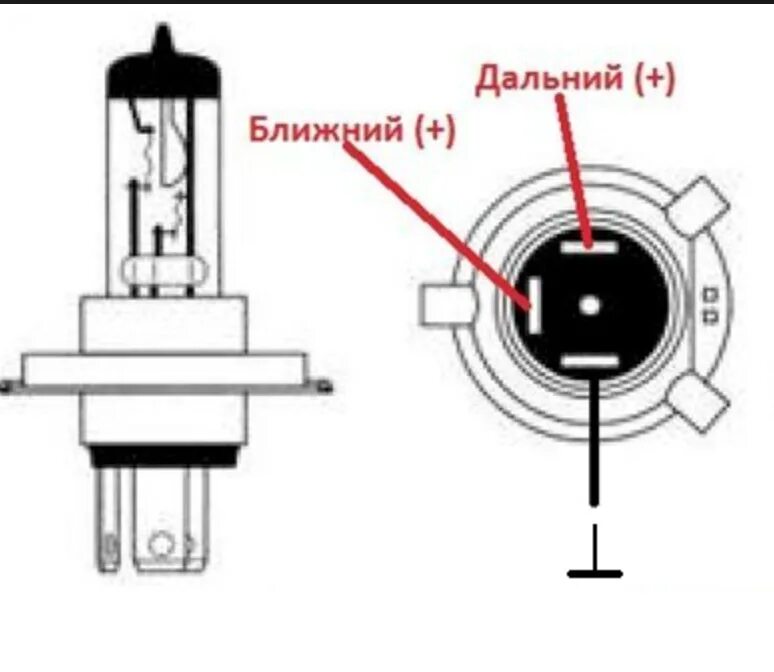 Подключение фары h4 Распиновка лампы H4 - Mitsubishi Pajero Sport (1G), 3 л, 2007 года тюнинг DRIVE2