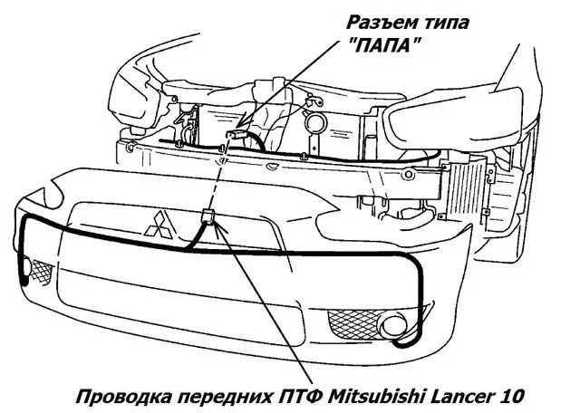 Подключение фары лансер 10 Установка ПТФ в стиле RALLI - Mitsubishi Lancer X, 1,6 л, 2014 года другое DRIVE