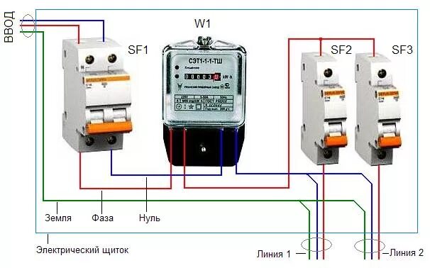 Подключение фазы к счетчику Как найти замыкание в проводке дома HeatProf.ru