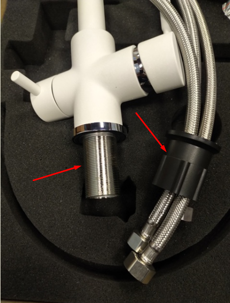 Подключение фильтра к смесителю 2 в 1 Смеситель с подключением фильтра гибкий